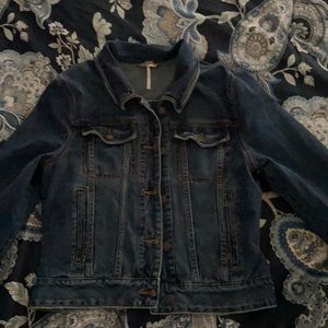 Medium wash denim jacket